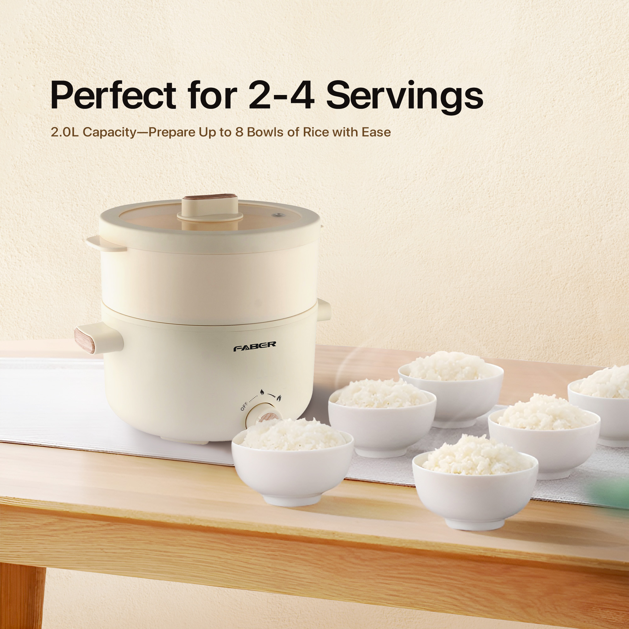 FABER MULTI COOKER PINE-S FMC-1508WH